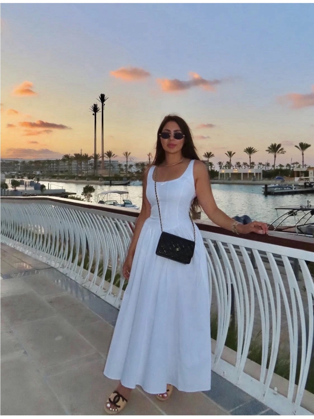 ZARA CORSET-STYLE POPLIN MIDI DRESS - Picture 4 of 16